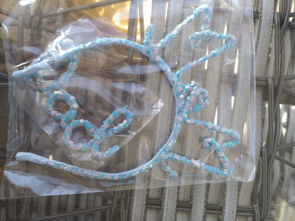 Altın Payetli mom dad Taç - Görsel 5