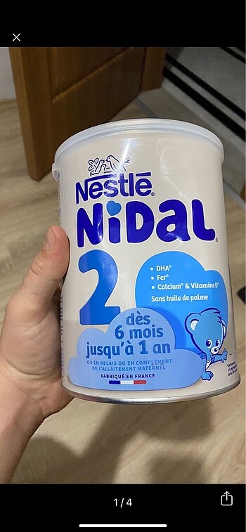 İki numara Nestle mama