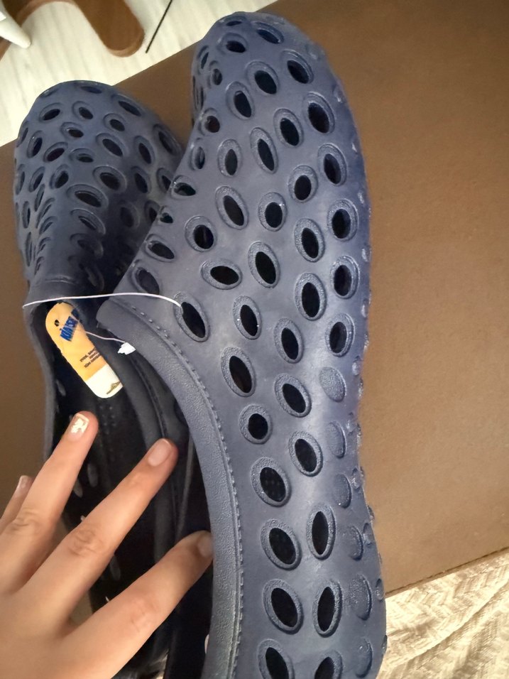 Mavi Erkek Su Ayakkabısı, Kaymaz Taban, Cırtlı - Görsel 2