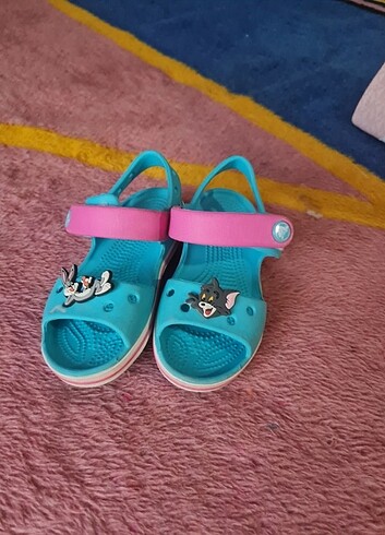 25 Beden turkuaz Renk Crocs sandalet