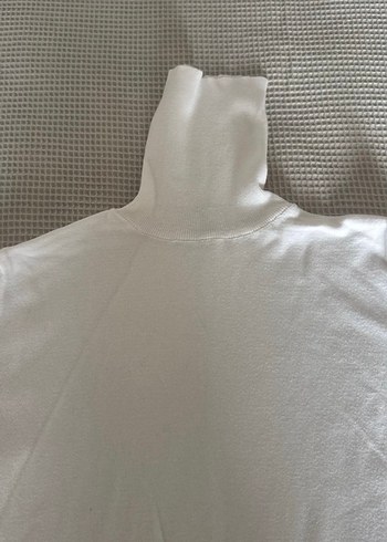 Beyaz Balıkçı Yaka Kadın Triko - Görsel 2