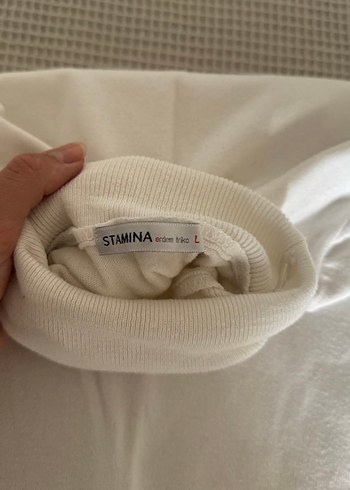 Beyaz Balıkçı Yaka Kadın Triko - Görsel 3