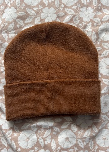 Kadın Kahverengi Triko Bere - Görsel 2