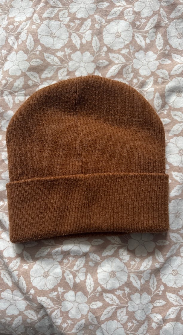 Kadın Kahverengi Triko Bere - Görsel 2