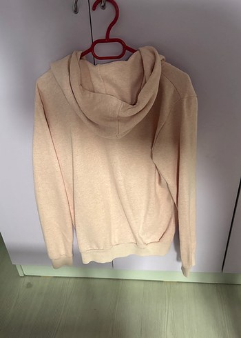 Bej Midi Uzun Kollu Salaş Hamile Hırkası - Görsel 4