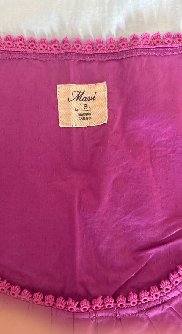 Pembe Saten Kız Bluzu, Kısa Kollu, Volanlı - Görsel 2