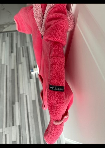Columbia Fermuarlı Pembe Bebek Tulumu - Görsel 3