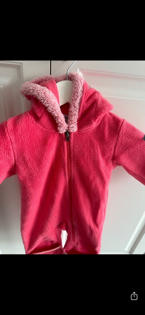 Columbia Fermuarlı Pembe Bebek Tulumu - Görsel 2