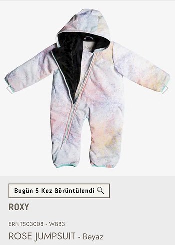 Roxy Kız Bebek Çok Renkli Tie-Dye Kaydırmaz Tulumu - Görsel 13