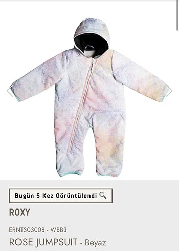 Roxy Kız Bebek Çok Renkli Tie-Dye Kaydırmaz Tulumu - Görsel 12