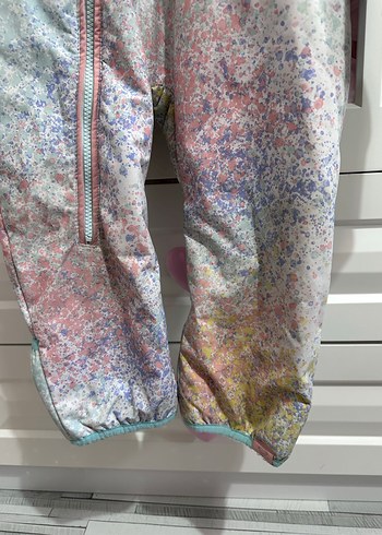 Roxy Kız Bebek Çok Renkli Tie-Dye Kaydırmaz Tulumu - Görsel 4