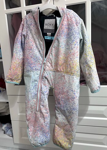 Roxy Kız Bebek Çok Renkli Tie-Dye Kaydırmaz Tulumu - Görsel 2