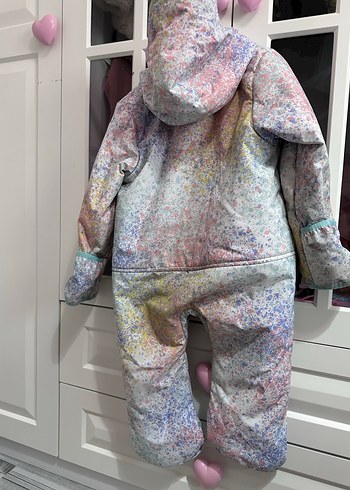 Roxy Kız Bebek Çok Renkli Tie-Dye Kaydırmaz Tulumu - Görsel 8