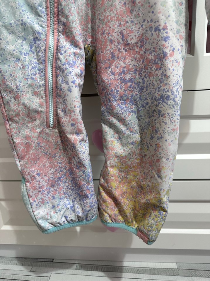 Roxy Kız Bebek Çok Renkli Tie-Dye Kaydırmaz Tulumu - Görsel 4