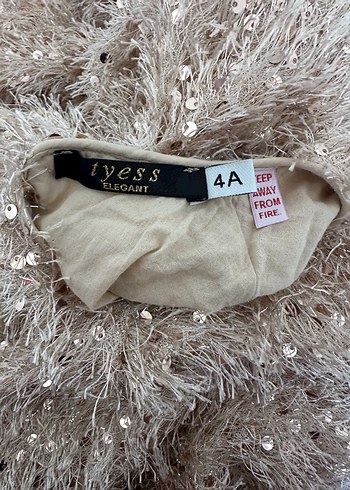 Kız Çocuk Parlak elbise - Görsel 6