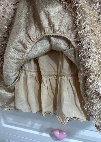 Kız Çocuk Parlak elbise - Görsel 5