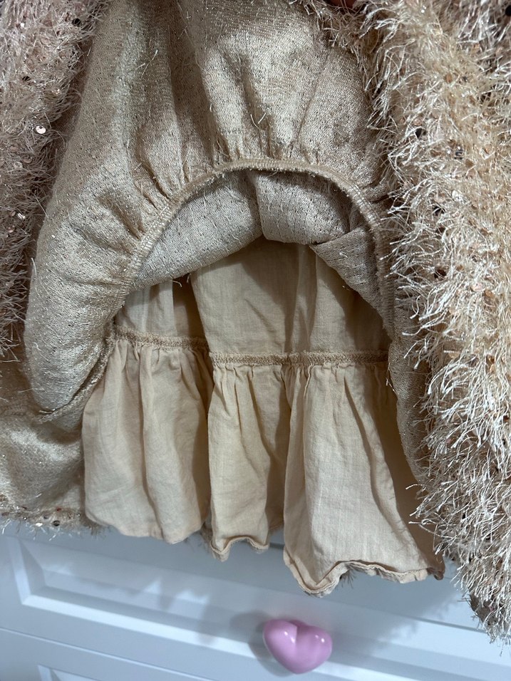 Kız Çocuk Parlak elbise - Görsel 5