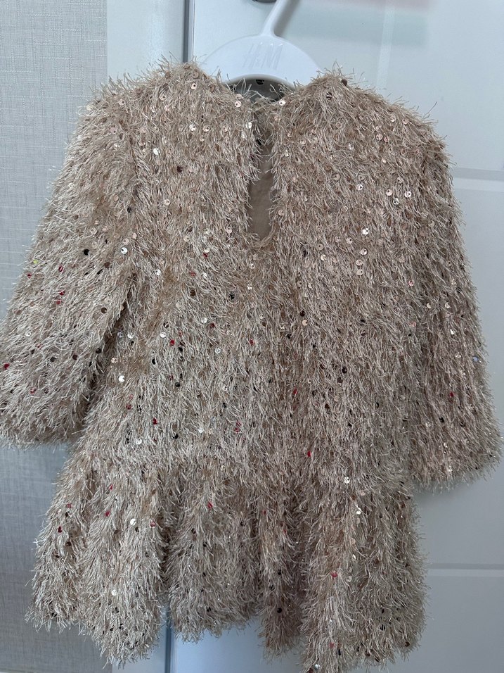 Kız Çocuk Parlak elbise - Görsel 3