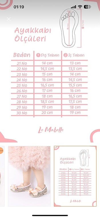 Le mabelle babet kız çocuk ayakkabısı - Görsel 6