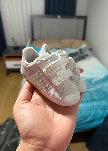 Beyaz Erkek Çocuk Adidas Spor Ayakkabı - Görsel 2