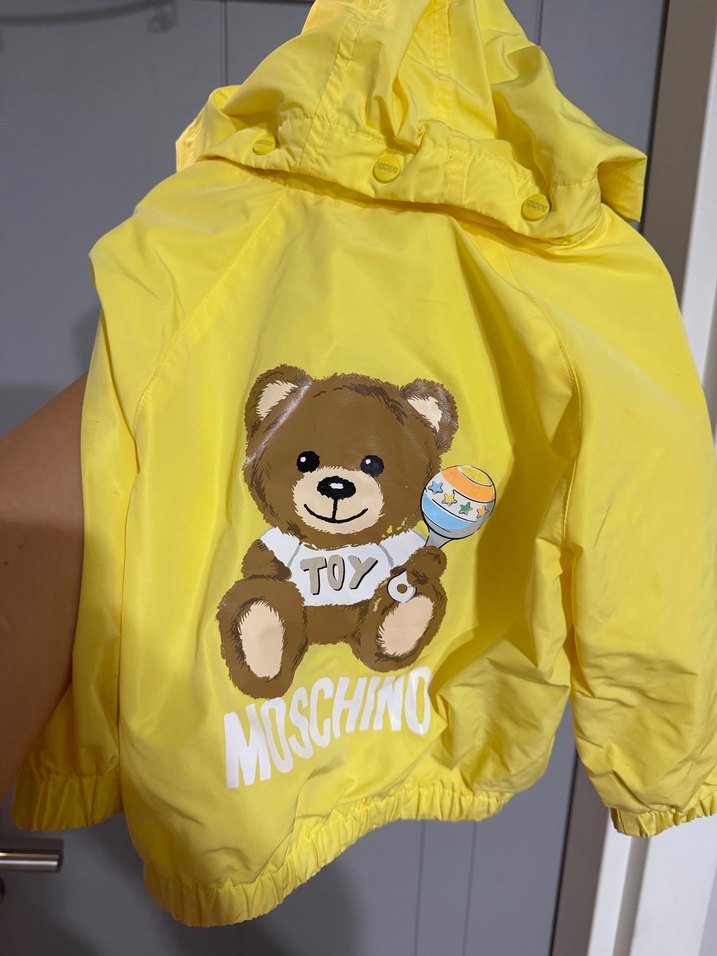 Erkek Çocuk moschino Sarı Fermuarlı Ceket - Görsel 2