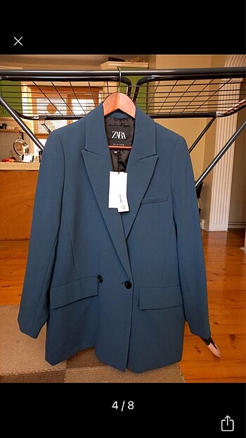 Zara mavi blazer