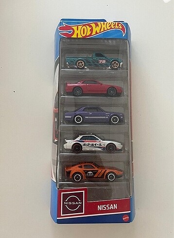 Hotwheels nissan 5 li set