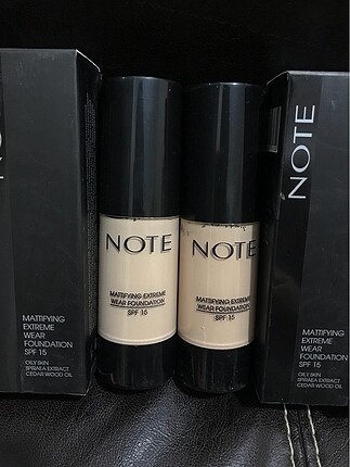 Note fondöten