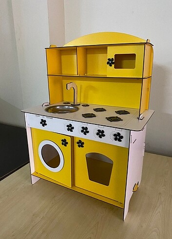 Beden Renk Ahşap mutfak dolabı oyun seti
