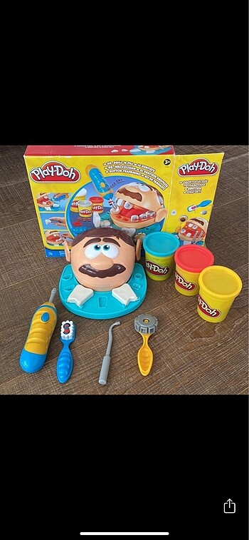Dişçi seti play doh