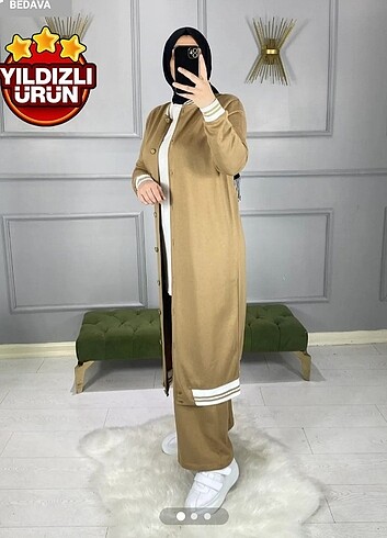 Bej Spor ikili takım eşofman takım tesettür m beden 38 fiyat son