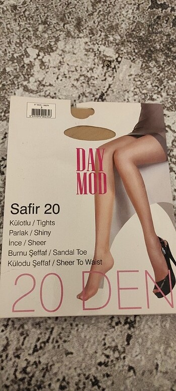 Ten 3 numara sıfır kilotlu çorap safir 