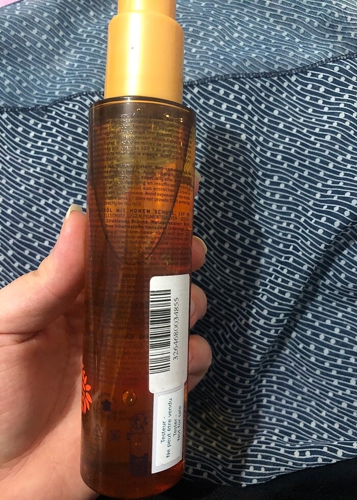 Nuxe güneş koruyucu yağ - Görsel 3