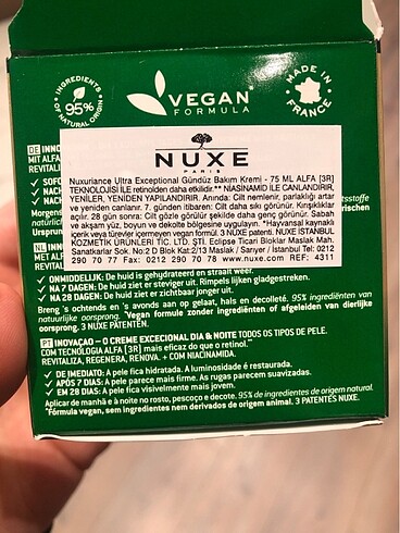Nuxe Nuxe yaşlanma belirtileri için yoğun krem