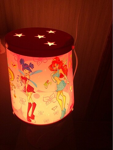  Beden pembe Renk Winx abajur