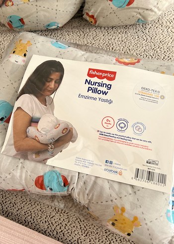 Renkli Hayvan Desenli Çocuk Yastığı - Görsel 4