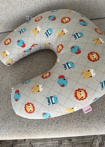 Gri Desenli Emzirme ve Hamilelik Yastığı - Görsel 4