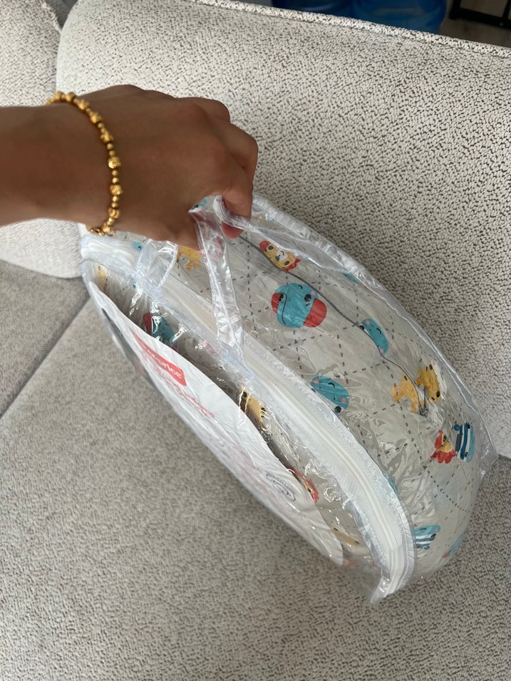 Gri Desenli Emzirme ve Hamilelik Yastığı - Görsel 3