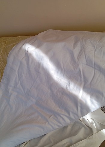 Parlak uçuk sarı renginde yün yorgan - Görsel 10