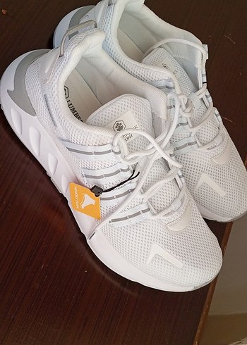 Beyaz Bağcıklı Spor erkek Sneakers - Görsel 3