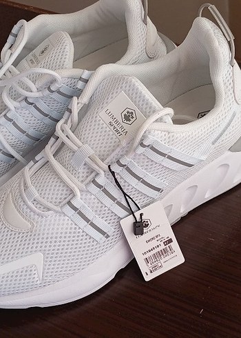 Beyaz Bağcıklı Spor erkek Sneakers - Görsel 5