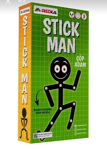  STICK MAN orjinal zeka ve gelişim oyunu 3 yaş üzeri 