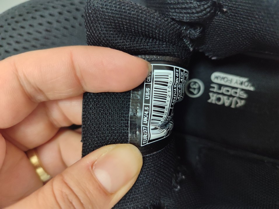 Siyah Bağcıklı Kadın Spor Ayakkabı - Görsel 4