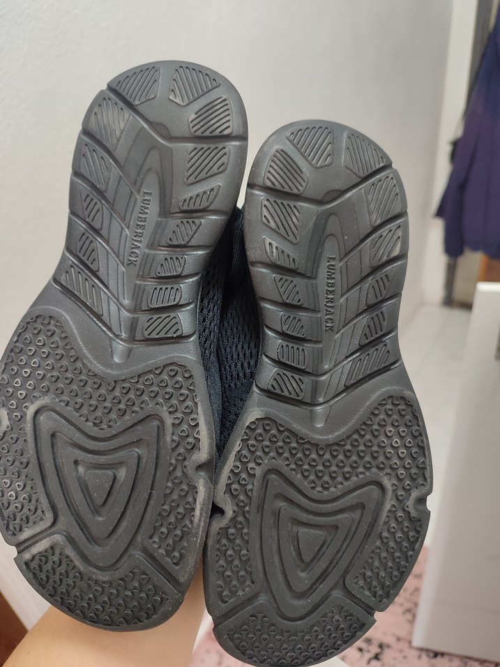 Siyah Bağcıklı Kadın Spor Ayakkabı - Görsel 2