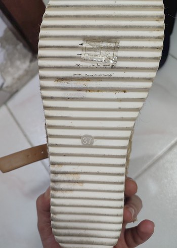 Bej  Kadın Sandalet - Görsel 4