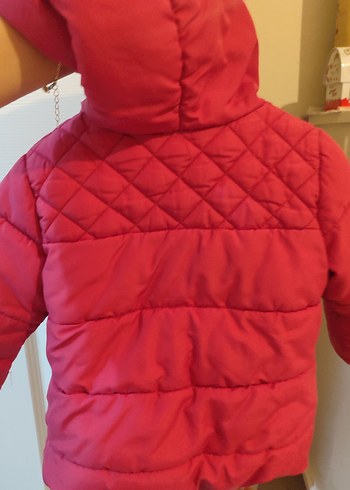 Kız Çocuk Pembe Fermuarlı Mont - Görsel 5