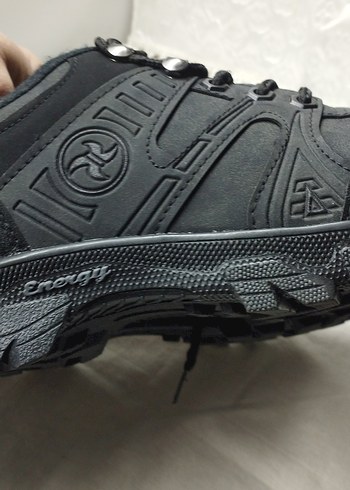 Erkek Siyah Bağcıklı Günlük Spor Ayakkabı - Görsel 4