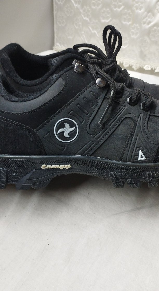 Erkek Siyah Günlük Outdoor Spor Ayakkabı - Görsel 4