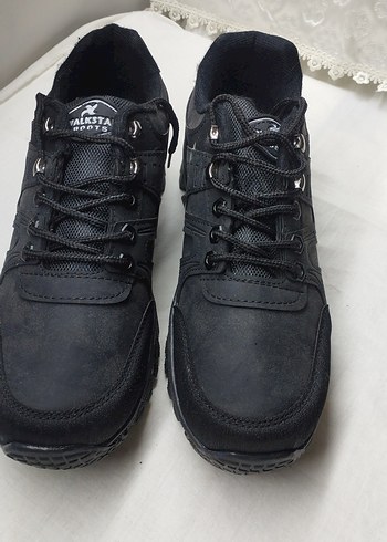 Erkek Siyah Biker Outdoor Ayakkabı Velcro - Görsel 2