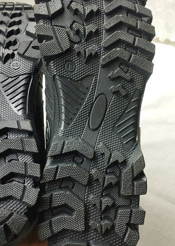 Erkek Siyah Biker Outdoor Ayakkabı Velcro - Görsel 7